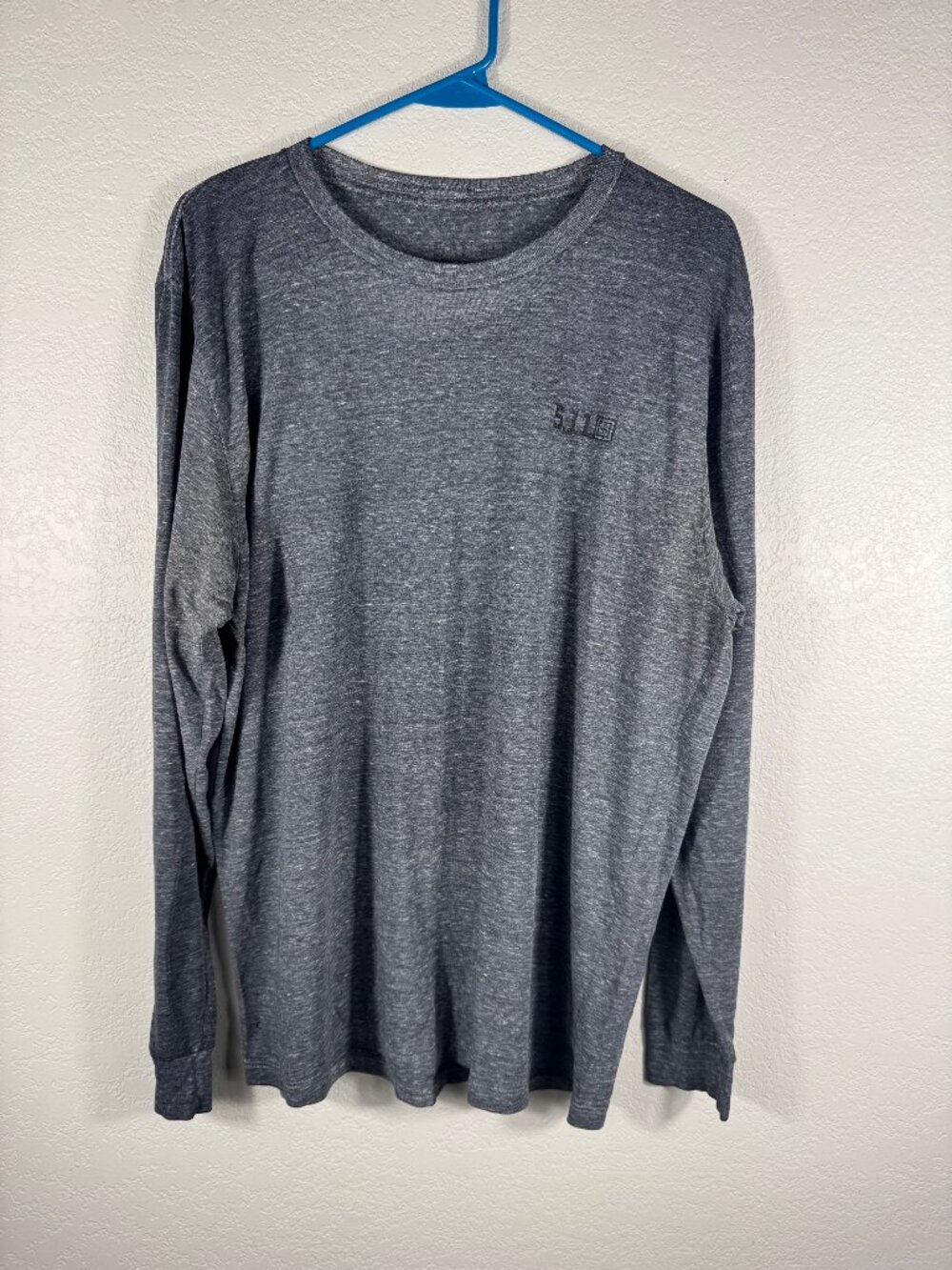 5.11 Tactical Triblend Legacy Long Sleeve Tee Mens L Heather Grey